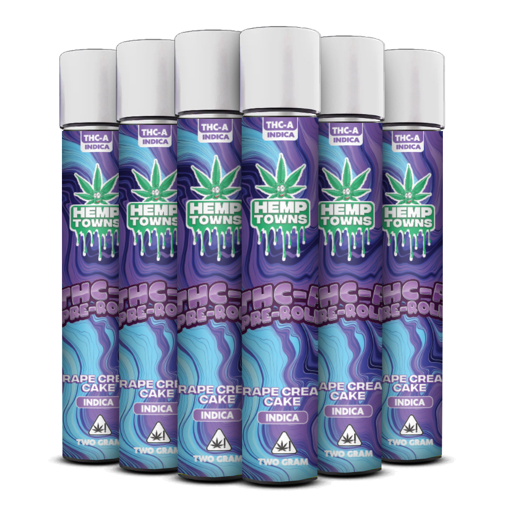 Pre-rollo THC-A | Pastel de crema de uva | Indica | 2 gramos