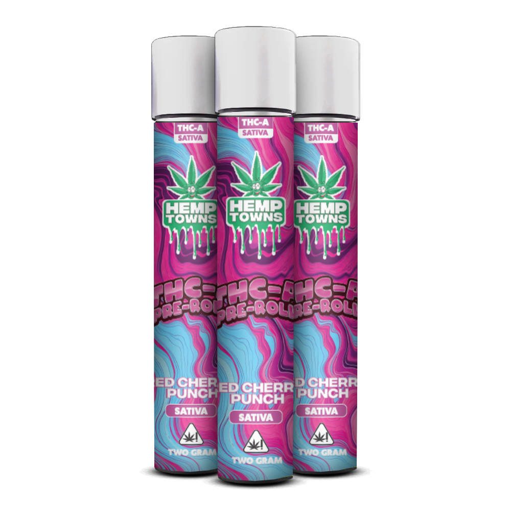 Pre-rollo THC-A | Ponche de cereza roja | Sativa | 2 gramos
