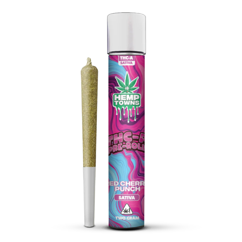 Pre-rollo THC-A | Ponche de cereza roja | Sativa | 2 gramos