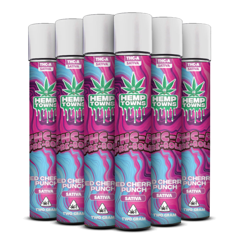 Pre-rollo THC-A | Ponche de cereza roja | Sativa | 2 gramos