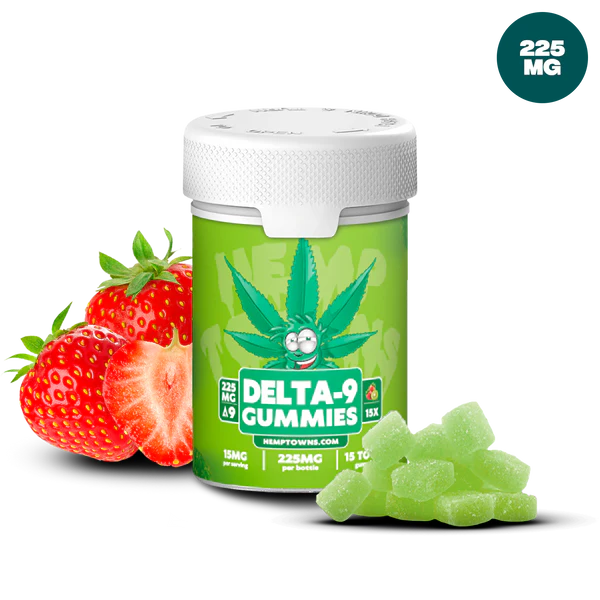 Gomitas de delta-9 THC de 225 mg